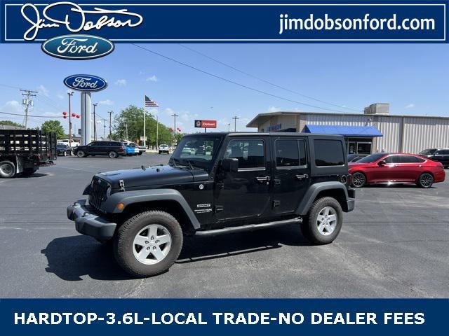 used 2018 Jeep Wrangler JK Unlimited car, priced at $19,000