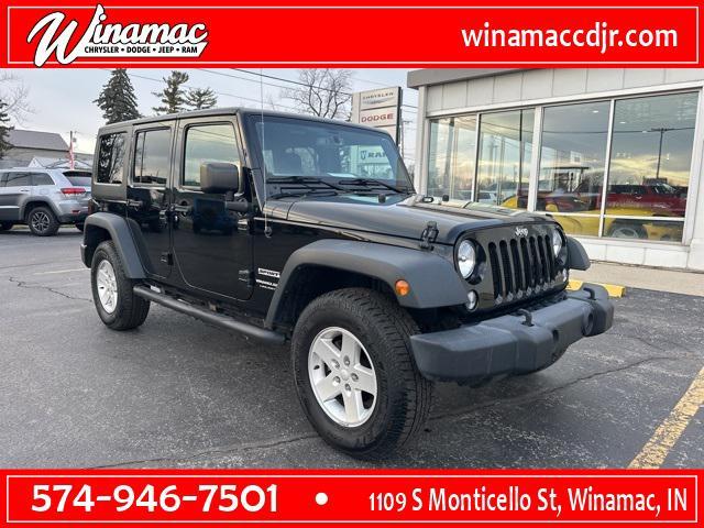 used 2018 Jeep Wrangler JK Unlimited car, priced at $18,500