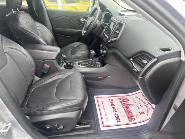 used 2021 Jeep Cherokee car, priced at $25,550