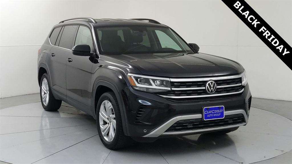 used 2021 Volkswagen Atlas car, priced at $26,000