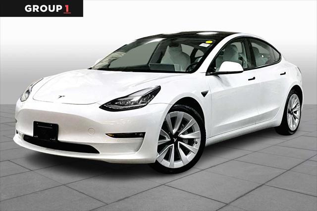 used 2021 Tesla Model 3 car, priced at $25,677