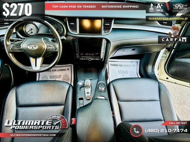 used 2021 INFINITI QX50 car, priced at $18,495