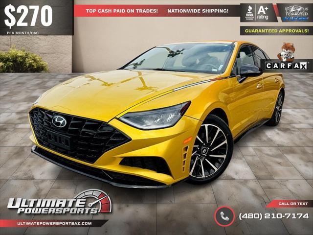 used 2020 Hyundai Sonata car, priced at $18,495