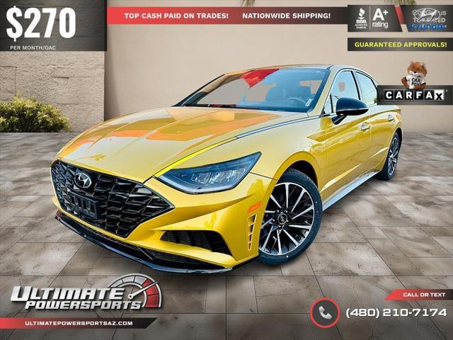 used 2020 Hyundai Sonata car, priced at $18,495