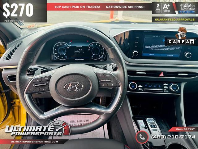 used 2020 Hyundai Sonata car, priced at $18,495