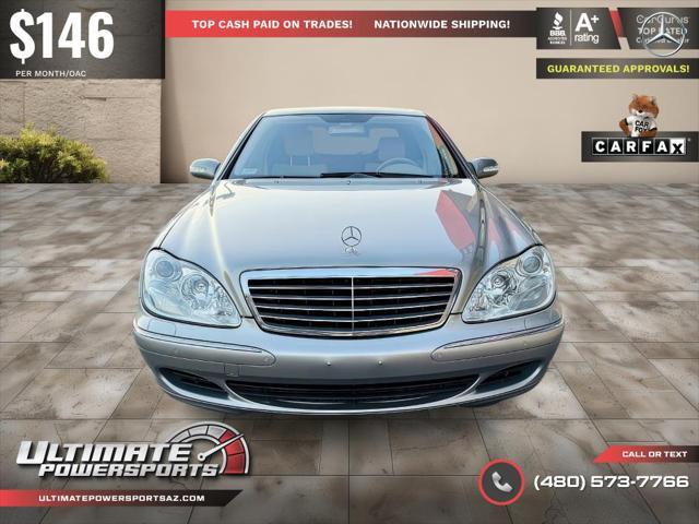 used 2004 Mercedes-Benz S-Class car, priced at $9,995