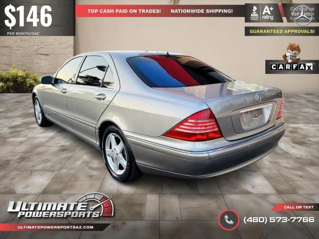 used 2004 Mercedes-Benz S-Class car, priced at $9,995