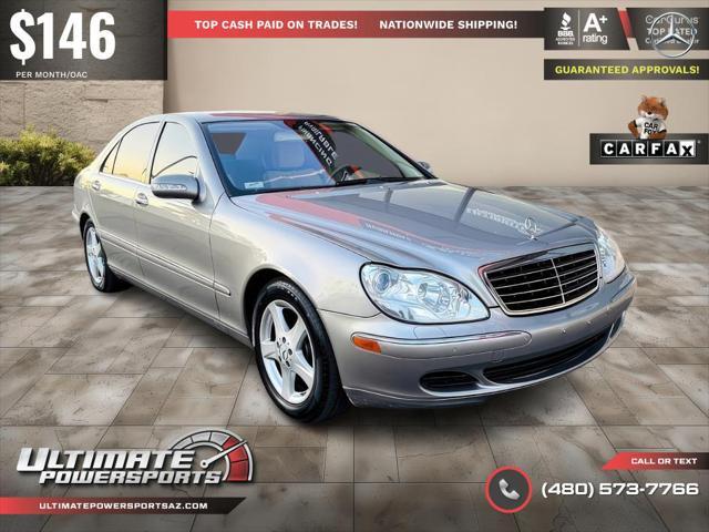 used 2004 Mercedes-Benz S-Class car, priced at $9,995