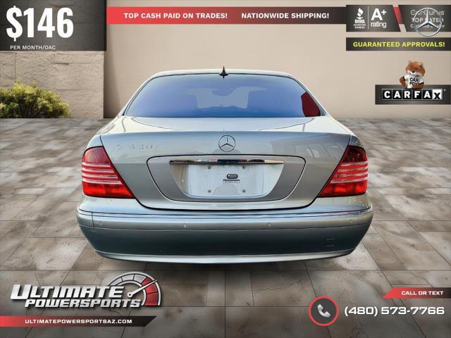 used 2004 Mercedes-Benz S-Class car, priced at $9,995