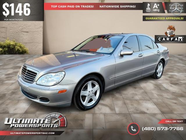 used 2004 Mercedes-Benz S-Class car, priced at $9,995