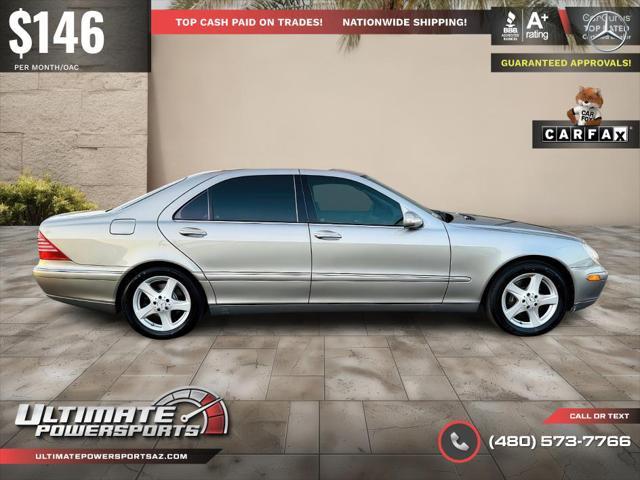 used 2004 Mercedes-Benz S-Class car, priced at $9,995