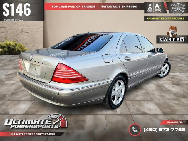 used 2004 Mercedes-Benz S-Class car, priced at $9,995