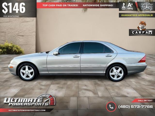 used 2004 Mercedes-Benz S-Class car, priced at $9,995