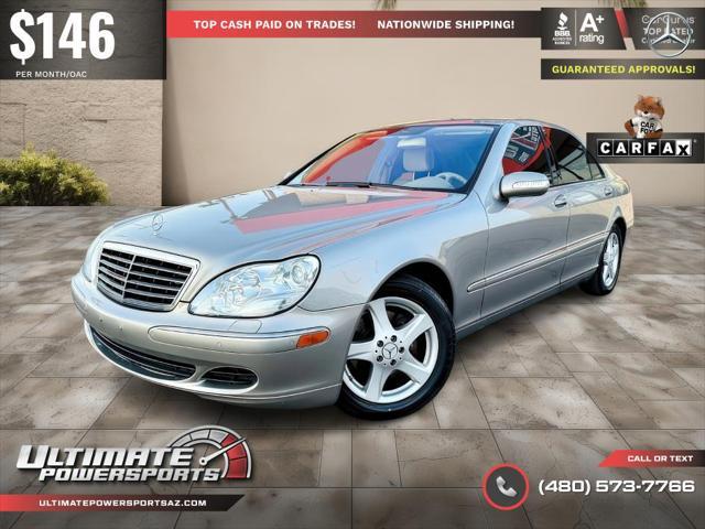 used 2004 Mercedes-Benz S-Class car, priced at $9,995