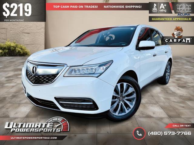 used 2016 Acura MDX car, priced at $14,995