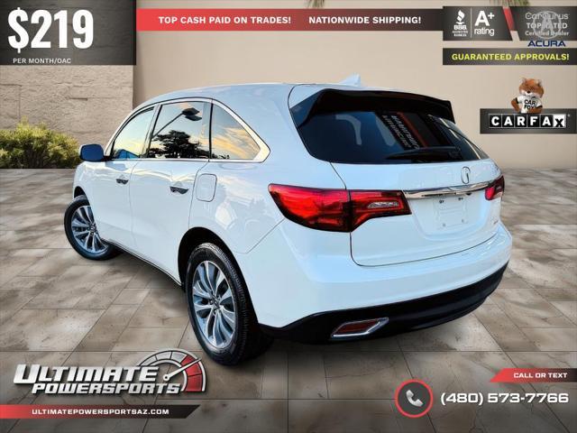 used 2016 Acura MDX car, priced at $14,995