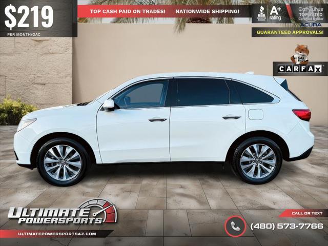 used 2016 Acura MDX car, priced at $14,995