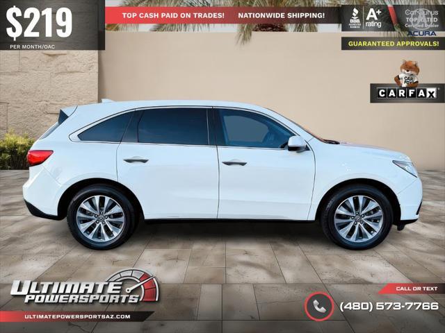 used 2016 Acura MDX car, priced at $14,995