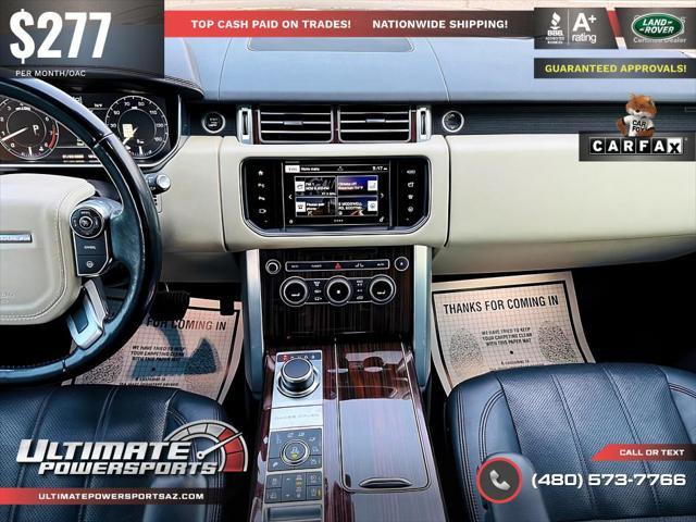 used 2016 Land Rover Range Rover car, priced at $18,995