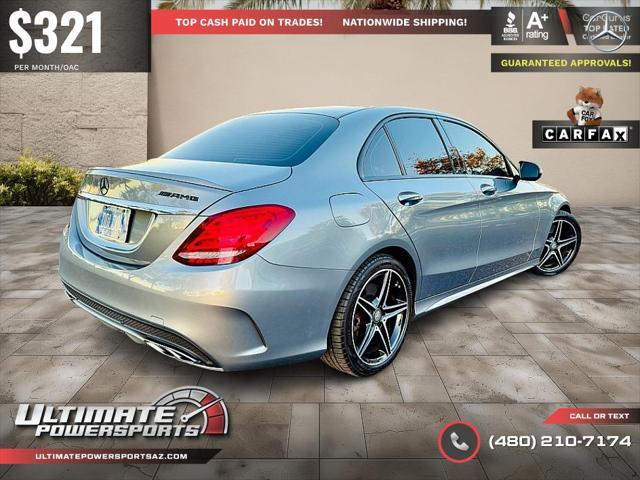 used 2016 Mercedes-Benz C-Class car, priced at $21,995