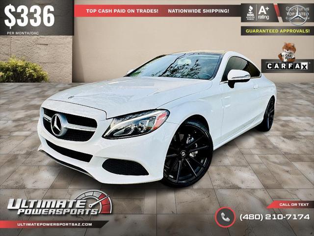 used 2018 Mercedes-Benz C-Class car, priced at $22,995