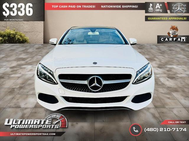 used 2018 Mercedes-Benz C-Class car, priced at $22,995