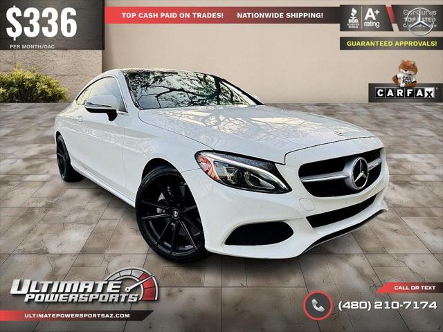 used 2018 Mercedes-Benz C-Class car, priced at $22,995