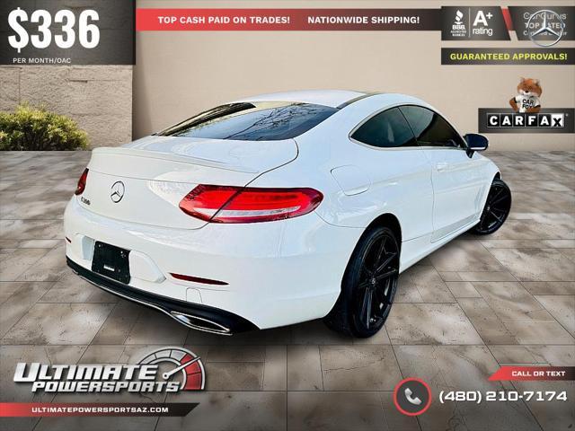 used 2018 Mercedes-Benz C-Class car, priced at $22,995