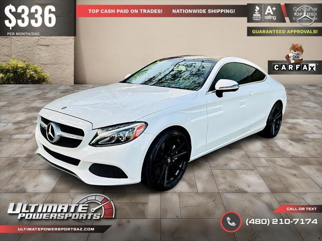 used 2018 Mercedes-Benz C-Class car, priced at $22,995