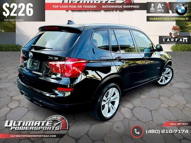 used 2016 BMW X3 car, priced at $15,495