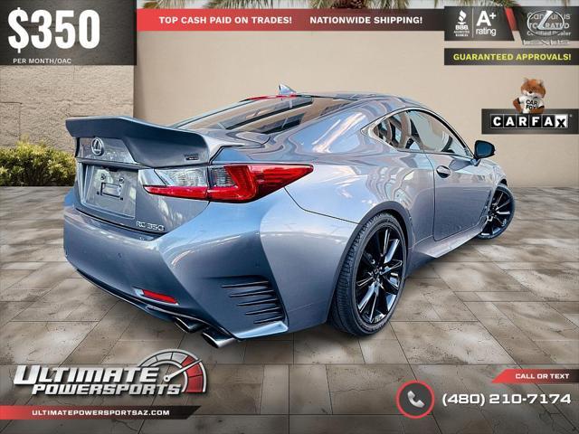 used 2015 Lexus RC 350 car, priced at $23,995