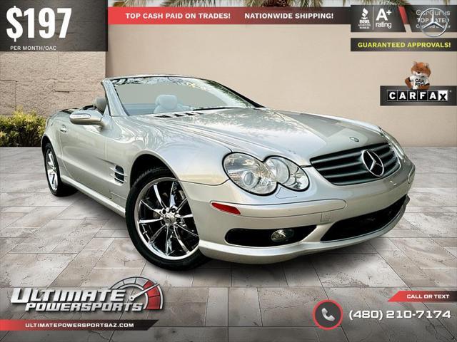 used 2005 Mercedes-Benz SL-Class car, priced at $12,495