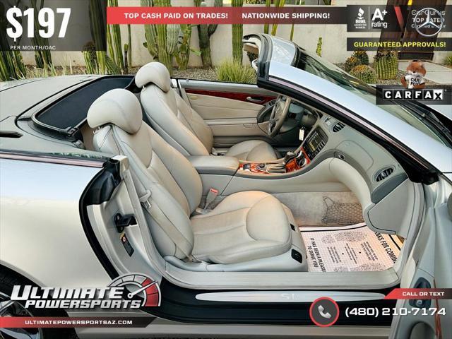 used 2005 Mercedes-Benz SL-Class car, priced at $12,495