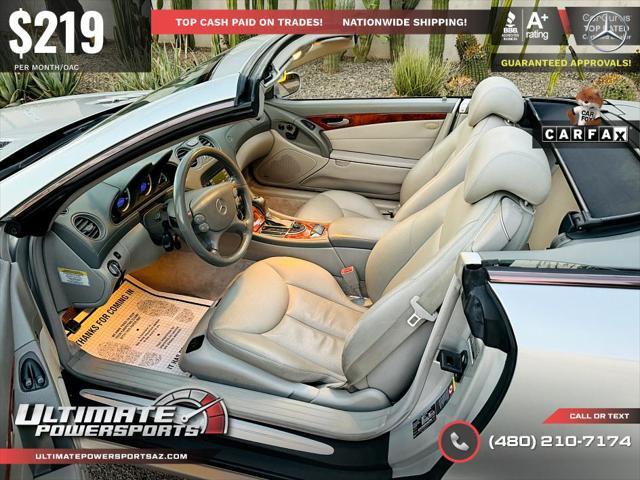 used 2005 Mercedes-Benz SL-Class car, priced at $14,995