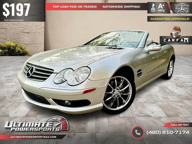 used 2005 Mercedes-Benz SL-Class car, priced at $12,495