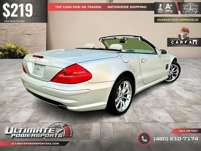 used 2005 Mercedes-Benz SL-Class car, priced at $14,995