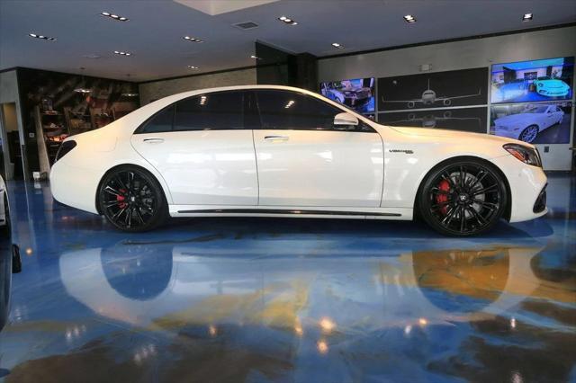 used 2018 Mercedes-Benz AMG S 63 car, priced at $75,888
