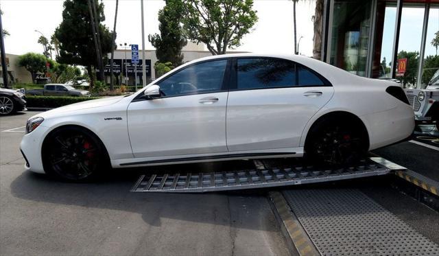used 2018 Mercedes-Benz AMG S 63 car, priced at $75,888