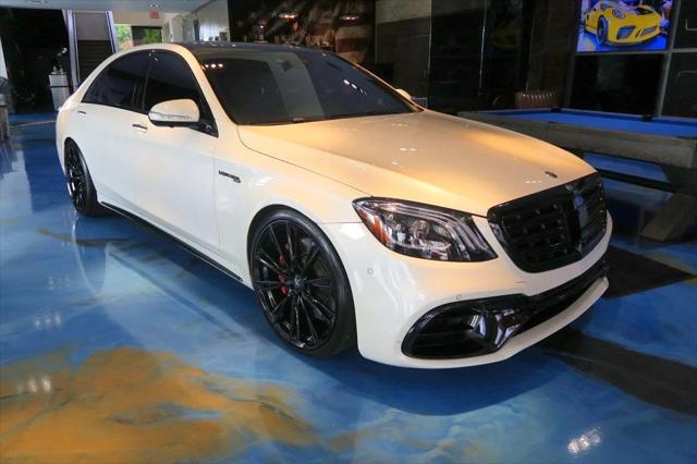 used 2018 Mercedes-Benz AMG S 63 car, priced at $75,888