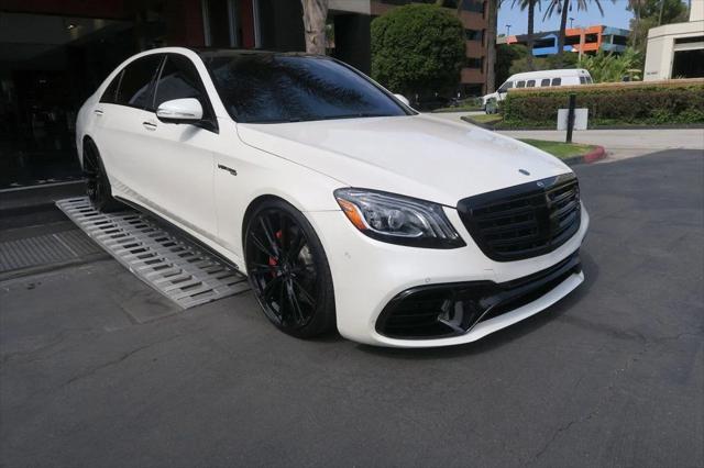 used 2018 Mercedes-Benz AMG S 63 car, priced at $75,888