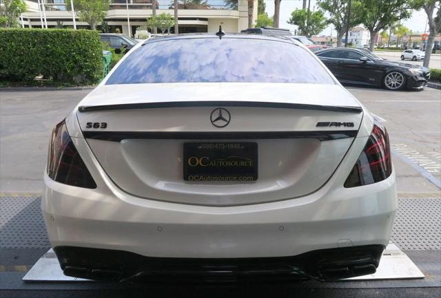 used 2018 Mercedes-Benz AMG S 63 car, priced at $75,888