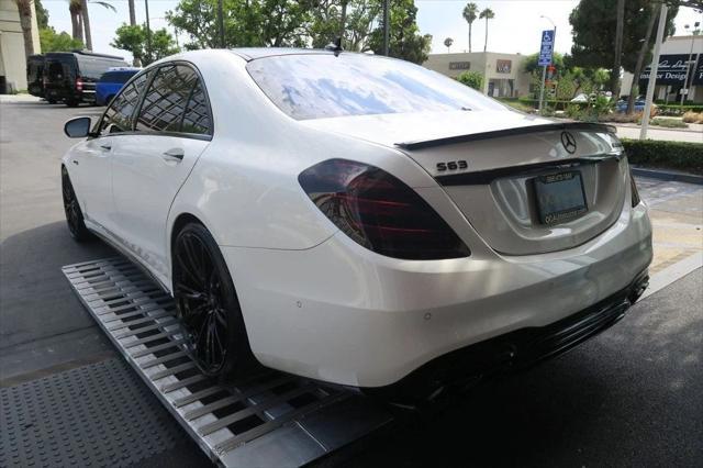 used 2018 Mercedes-Benz AMG S 63 car, priced at $75,888