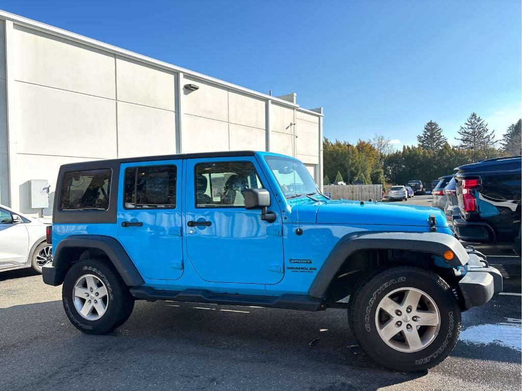 used 2017 Jeep Wrangler Unlimited car, priced at $21,999