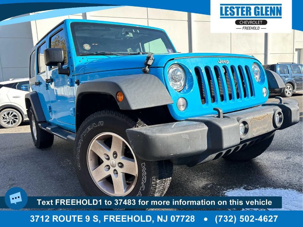 used 2017 Jeep Wrangler Unlimited car, priced at $16,499