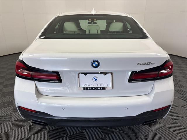 used 2022 BMW 530e car, priced at $39,262