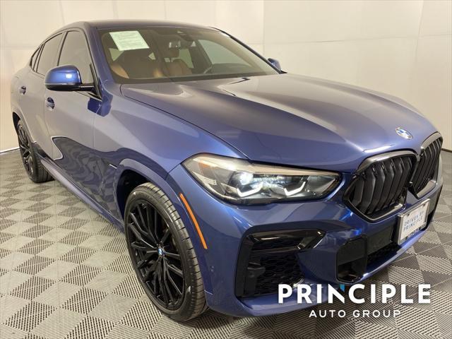 used 2022 BMW X6 car, priced at $58,262