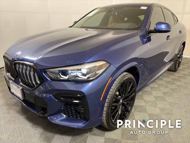 used 2022 BMW X6 car, priced at $58,262