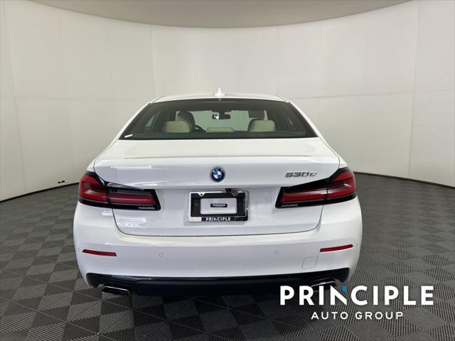 used 2023 BMW 530e car, priced at $38,962