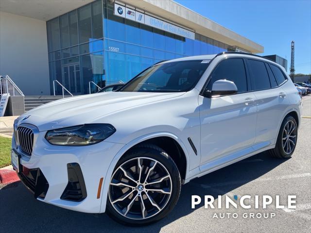 used 2022 BMW X3 car, priced at $35,262