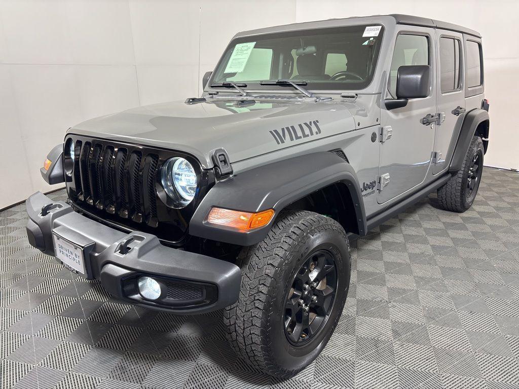 used 2020 Jeep Wrangler Unlimited car, priced at $23,562